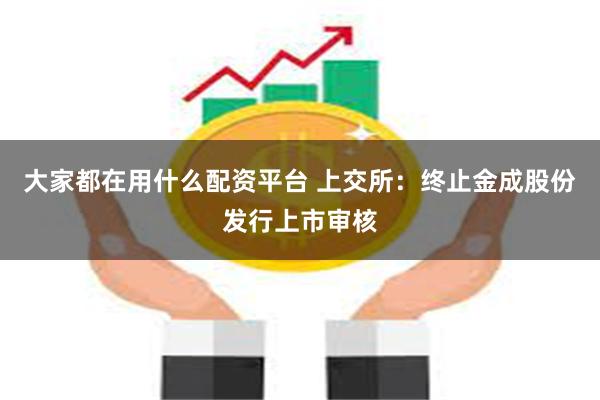 大家都在用什么配资平台 上交所：终止金成股份发行上市审核