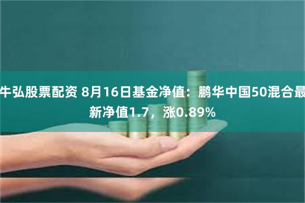 牛弘股票配资 8月16日基金净值：鹏华中国50混合最新净值1.7，涨0.89%