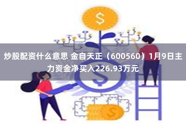 炒股配资什么意思 金自天正（600560）1月9日主力资金净买入226.93万元