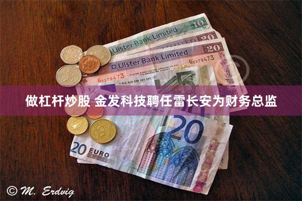 做杠杆炒股 金发科技聘任雷长安为财务总监