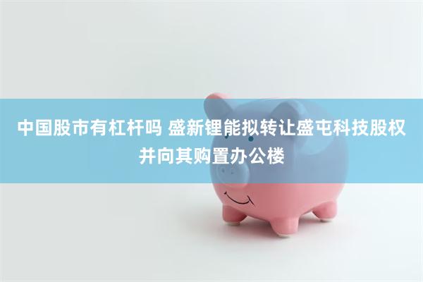 中国股市有杠杆吗 盛新锂能拟转让盛屯科技股权并向其购置办公楼